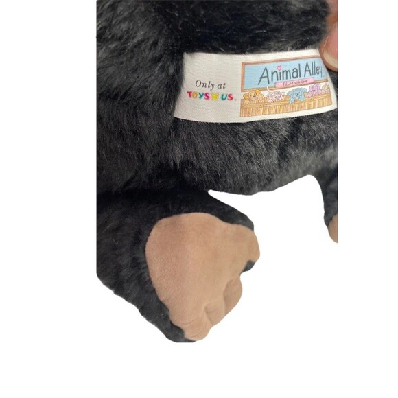 Animal Alley black Gorilla plush silverback 14" stuffed Toys R US Monkey Jungle - Picture 6 of 7
